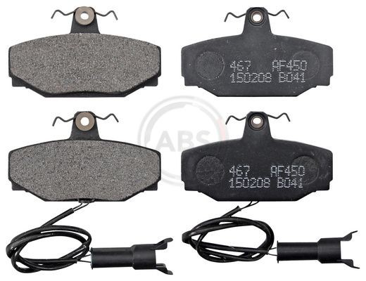 A.B.S. Brake pad set 36569/1 A.B.S. 36569/1 Jaguar XJ40 front brake pads