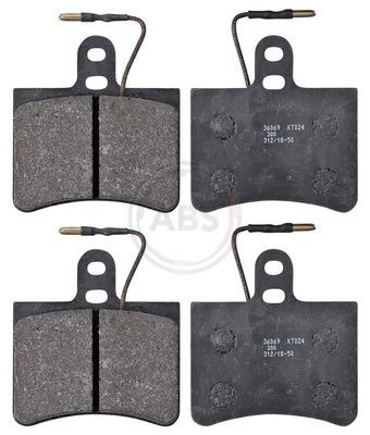 A.B.S. Bremseklodser 36069 A.B.S. 36069 Bremseklodser CITROЁN GS Break A 1.2 58 HK 1978