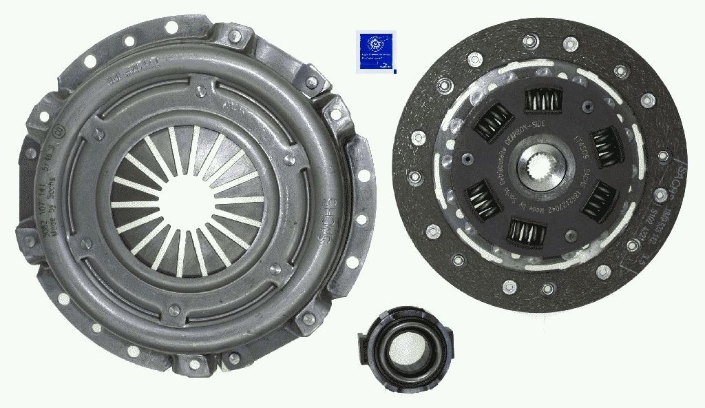 SACHS Σετ συμπλέκτη 3000 167 001 SACHS 3000 167 001 Σετ συμπλέκτη RENAULT 12 Sedan 1.3 68 PS 1974