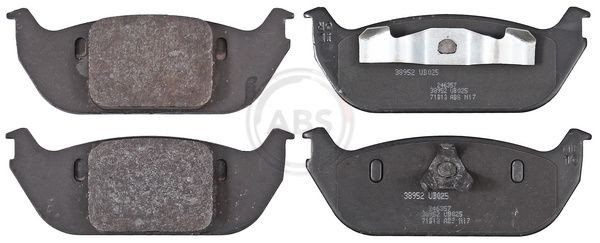 A.B.S. Bremseklodser 38952 A.B.S. 38952 Bremseklodser LINCOLN Aviator (UN152) 4.6 Fire-hjulstrukket 306 HK 2004