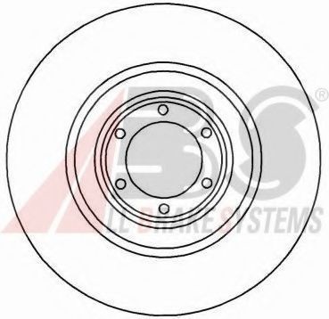 A.B.S. Bromsskiva 15019 A.B.S. 15019 Bromsskivor sport Alfa Romeo Alfasud 901 original