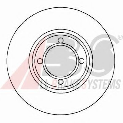 A.B.S. Bremseskive 15308 OE A.B.S. 15308OE Peugeot 504 Coupe Bremseskiver pris