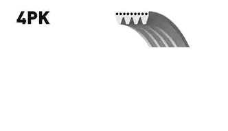 GATES Keilrippenriemen 4PK1070 GATES Micro-V 4PK1070 Kfz Riemen und Ketten TOYOTA 4Runner (N180) 1997