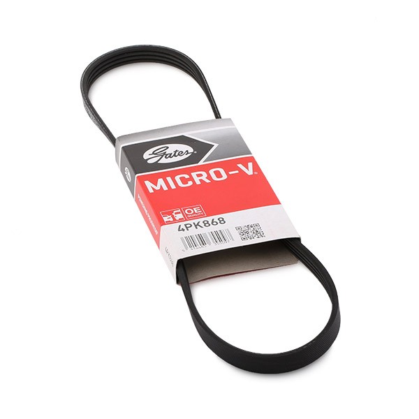Multiriem GATES 4PK868 GATES Micro-V 4PK868 Poly-V-riem KIA SEDONA 2002