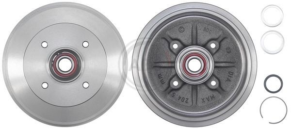 Tambour de frein A.B.S. 2655-SC A.B.S. 2655-SC: Tambour de frein Citroen C5 2001
