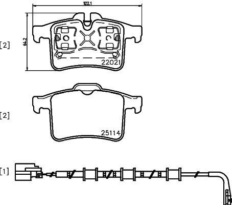 A.B.S. Bromsreduceringsventil 43997 VAUXHALL Chevette Kombi Bromsreduceringsventil A.B.S. 43997