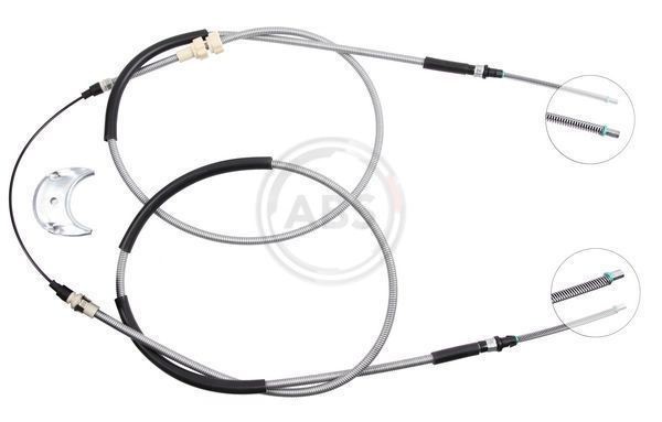 A.B.S. Cabo de aço, travão de estacionamento K10655 A.B.S. K10655 originais Cabo do freio de mão Escort Mk5 Hatchback (AAL, ABL) custo