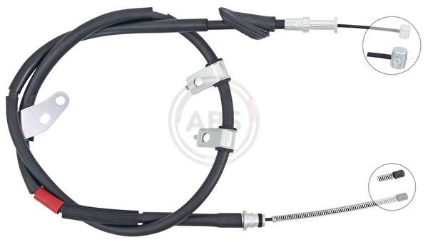 A.B.S. Handbromsvajer K15838 A.B.S. K15838 Handbroms SUBARU Forester I (SF) bak och fram