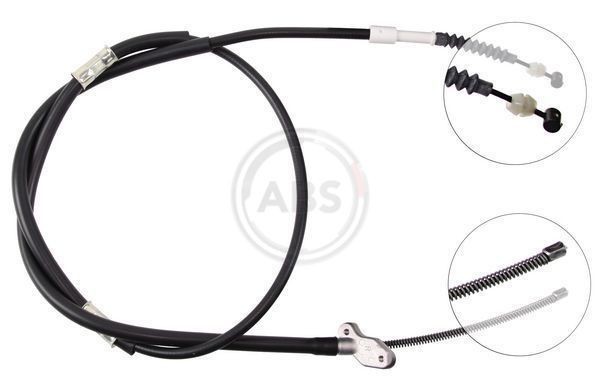 Trose, Stāvbremžu sistēma A.B.S. K16028 A.B.S. K16028 Rokas bremze TOYOTA CAMRY 2000