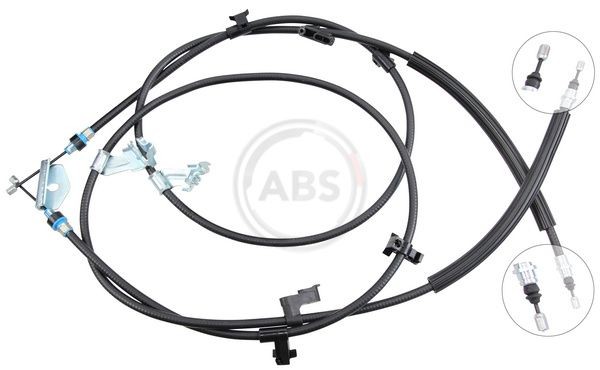 A.B.S. Tautrekk, håndbremse K19001 A.B.S. K19001 Bremsewire Ford Focus 3 Stasjonsvogn til en fordelagtig pris