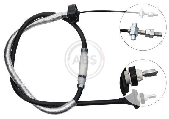 A.B.S. Cabo de aço, accionamento da embraiagem K26000 Cabo embraiagem A.B.S. Alfa Romeo 159 K26000