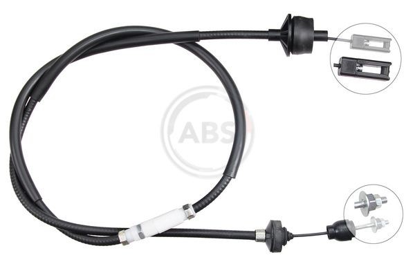 Cabo de aço, accionamento da embraiagem A.B.S. K27860 A.B.S. K27860: Cabo embraiagem Citroen C4 2025