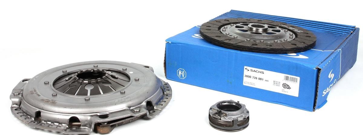 SACHS Sidurikomplekt 3000 726 001 SACHS 3000 726 001 Sidurikomplekt MERCEDES-BENZ Vito Buss (W638) 114 2.3 (638.134, 638.194) 143 hj 2002