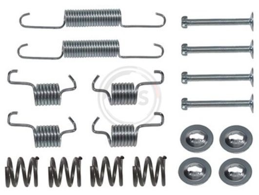 A.B.S. Kit de acessórios, maxilas de travão de estacionamento 0011Q 0011Q A.B.S. Kit de acessórios maxilas do travão Jaguar baratos