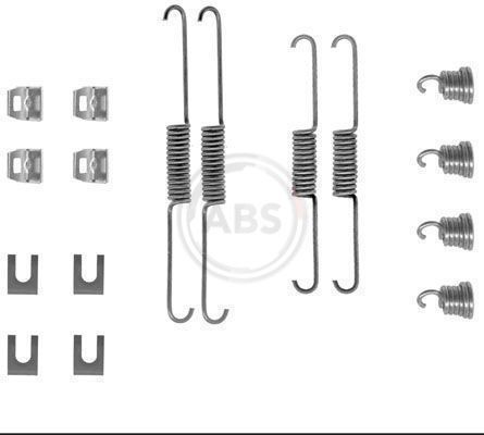 A.B.S. Kit d'accessoires, mâchoire de frein 0553Q Kit d'accessoires mâchoires de frein A.B.S. AVENGER 0553Q pas cher