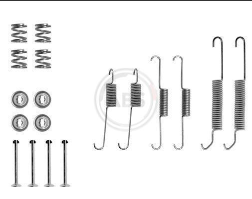 A.B.S. Kit de acessórios, maxilas de travão de estacionamento 0590Q Kit de acessórios maxilas do travão A.B.S. Citroën SAXO 0590Q