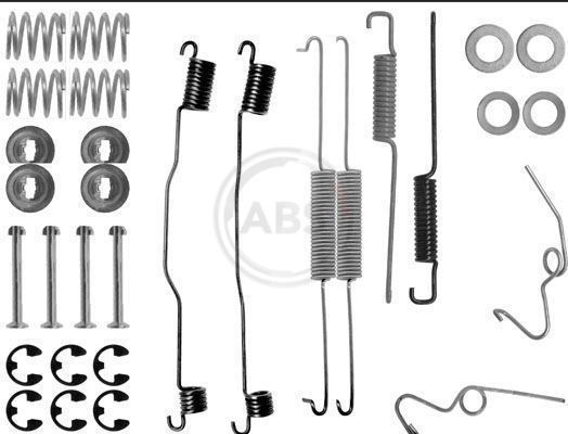 A.B.S. Tilbehørsett, bremsesko 0624Q A.B.S. 0624Q Tilbehørsett bremsesko Hyundai i30 originale