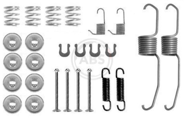 A.B.S. Kit accessori, Ganasce freno 0637Q A.B.S. 0637Q Kit di accessori per ganasce freno Corolla VI SW (E90) prezzo