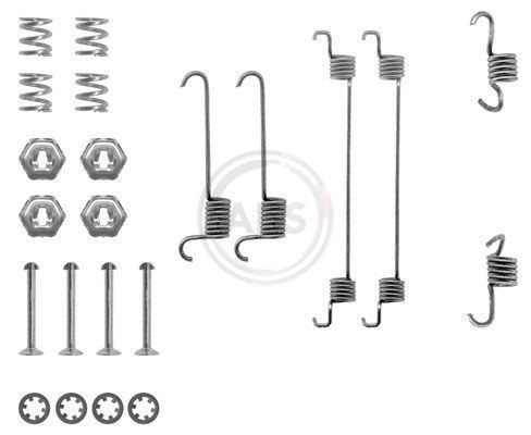 A.B.S. Kit d'accessoires, mâchoire de frein 0650Q A.B.S. 0650Q d'origine Kit d'accessoires mâchoires de frein Citroen AX ZA coût