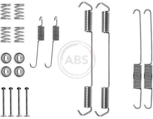 A.B.S. Kit de acessórios, maxilas do travão 0689Q A.B.S. 0689Q Kit de acessórios maxilas do travão Opel VECTRA originais
