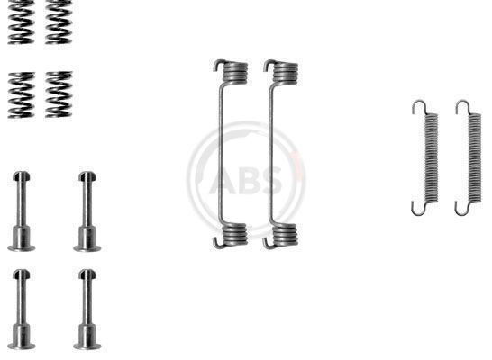 A.B.S. Kit d'accessoires, mâchoires de frein de stationnement 0690Q 0690Q Kit d'accessoires mâchoires de frein A.B.S. PEUGEOT 104