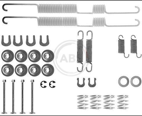 A.B.S. Kit de acessórios, maxilas do travão 0698Q A.B.S. 0698Q Kit de acessórios maxilas do travão VW Golf 6 preço