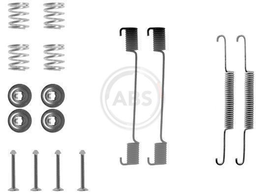 A.B.S. Accessory Kit, brake shoes 0704Q A.B.S. 0704Q ROVER 400 Tourer (XW) brake shoe fitting kit replacement