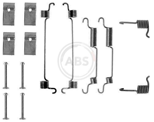 A.B.S. Accessory Kit, brake shoes 0735Q A.B.S. 0735Q Honda Civic VI brake shoe fitting kit replacement