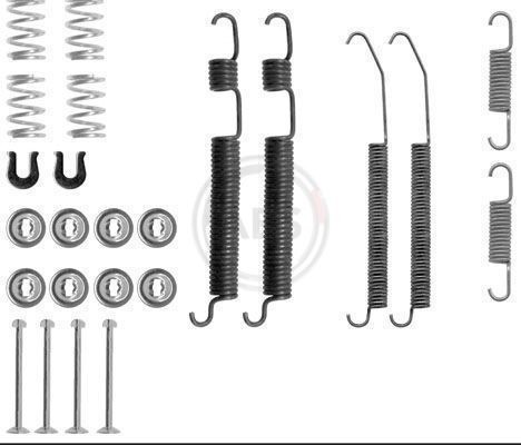 A.B.S. Kit de acessórios, maxilas do travão 0759Q A.B.S. 0759Q Kit de acessórios maxilas do travão MITSUBISHI Lancer V Sedan (CB_A, CD_A, CE_A) baratos