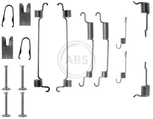 A.B.S. Kit accessori, Ganasce freno 0764Q A.B.S. 0764Q Kit di accessori per ganasce freno Accord I Sedan (SJ, SY) prezzo