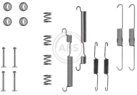 A.B.S. Kit de acessórios, maxilas do travão 0770Q A.B.S. 0770Q Kit de acessórios maxilas do travão Ford ESCORT originais