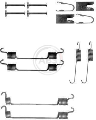 A.B.S. Accessory Kit, brake shoes 0797Q A.B.S. 0797Q Toyota Carina T19 Saloon brake shoe fitting kit cost