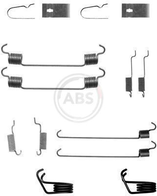 A.B.S. Kit accessori, Ganasce freno 0799Q A.B.S. 0799Q Kit di accessori per ganasce freno Peugeot 505 originali
