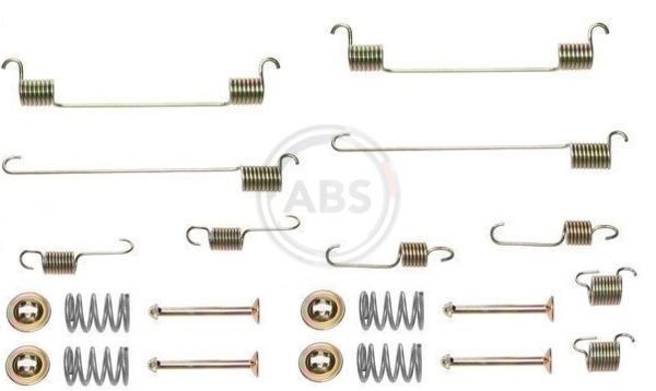 A.B.S. Kit de acessórios, maxilas do travão 0802Q A.B.S. 0802Q Kit de acessórios maxilas do travão Toyota LAND CRUISER baratos