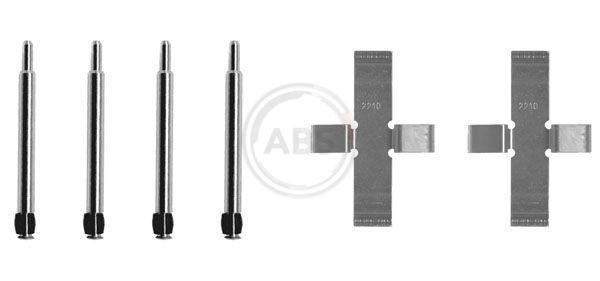 A.B.S. Kit accessori, pastiglia freno 0903Q A.B.S. 0903Q Kit accessori, pastiglia freno Mercedes Pagode W113 originale prezzo