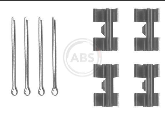 A.B.S. Accessoireset, schijfremblok 0969Q A.B.S. 0969Q originele Accessoireset, schijfremblok Transit Mk2 Van kosten