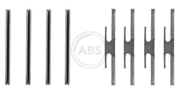 A.B.S. Kit de acessórios, pastilhas de travão 1012Q A.B.S. 1012Q Kit de acessórios, pastilhas de travão Opel Rekord E Carrinha originais preço