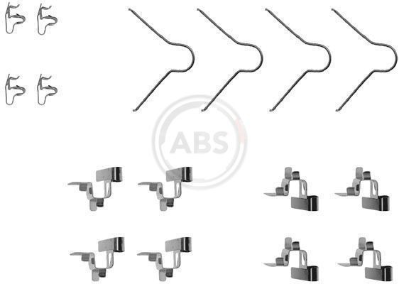 A.B.S. Kit accessori, pastiglia freno 1030Q A.B.S. 1030Q costo Kit accessori, pastiglia freno TOYOTA Celica V Coupe (T180) originale