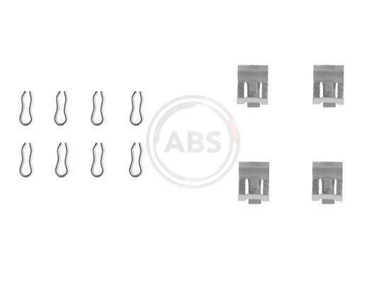 A.B.S. Kit de acessórios, pastilhas de travão 1055Q A.B.S. 1055Q Kit de acessórios, pastilhas de travão Uno Van (146) a um preço acessível