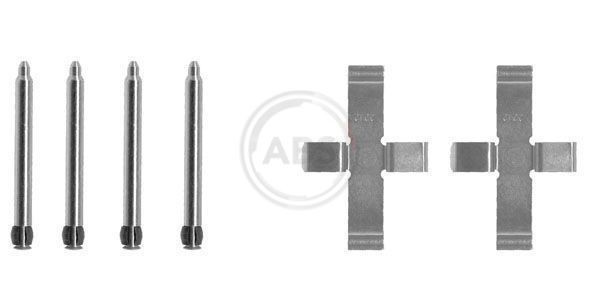 A.B.S. Sada príslużenstva oblożenia kotúčovej brzdy 1076Q Sada príslużenstva oblożenia kotúčovej brzdy A.B.S. Chevrolet CRUZE 1076Q