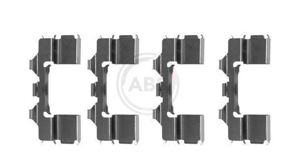 A.B.S. Kit de acessórios, pastilhas de travão 1104Q Kit de acessórios, pastilhas de travão SMART A.B.S. 1104Q