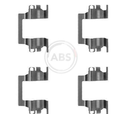 A.B.S. Monteringssett, bremseklosser 1117Q A.B.S. 1117Q originale Tibehørsett, skivebremse belegg Opel Frontera A hva koster
