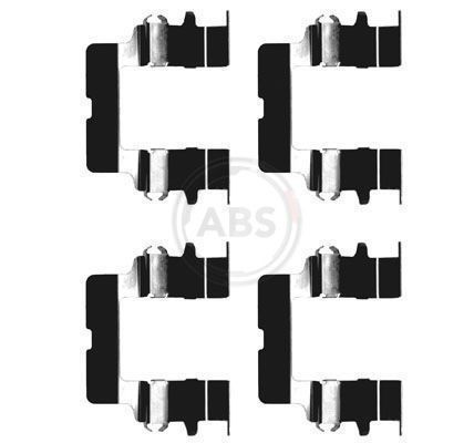 A.B.S. Accessory Kit, disc brake pads 1161Q A.B.S. 1161Q Mitsubishi Colt 4 brake pad fitting kit replacement