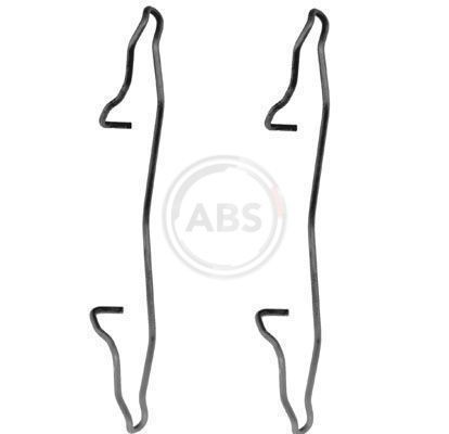 A.B.S. Accessory Kit, disc brake pads 1186Q A.B.S. 1186Q genuine Escort Mk6 Saloon (GAL, AFL) brake pad fitting kit price