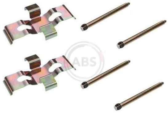 A.B.S. Monteringssett, bremseklosser 1248Q Tibehørsett, skivebremse belegg A.B.S. Peugeot 204 1248Q