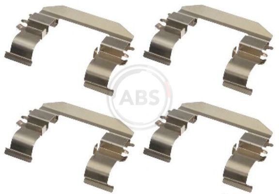 A.B.S. Monteringssett, bremseklosser 1664Q 1664Q Tibehørsett, skivebremse belegg HYUNDAI H-1 Kassevogn A.B.S.