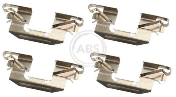 A.B.S. Accessory Kit, disc brake pads 1720Q A.B.S. 1720Q Nissan Navara D40 brake pad fitting kit replacement