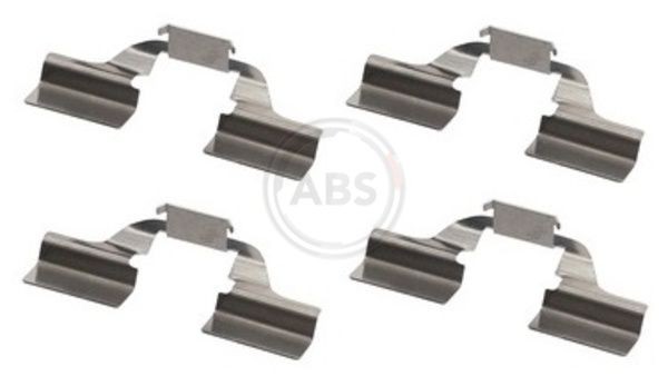 A.B.S. Kit accessori, pastiglia freno 1827Q 1827Q costo Kit accessori, pastiglia freno RENAULT SCÉNIC A.B.S.