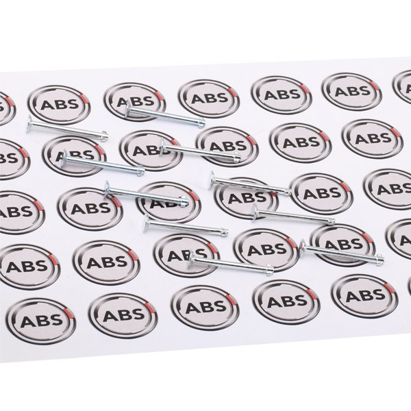 A.B.S. Espigão de retenção elástico, maxila de travão 96167 96167 A.B.S. Kit de acessórios maxilas do travão Jaguar baratos