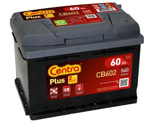 CENTRA Starterbatteri CB602 CENTRA Plus CB602 Starterbatteri